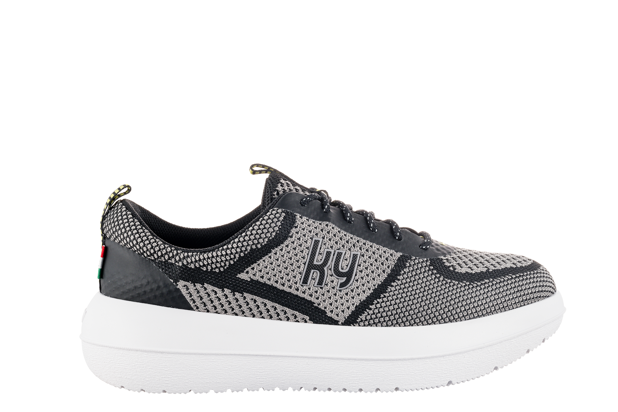 kybun Men's Meilen Black-Grey Shoe
