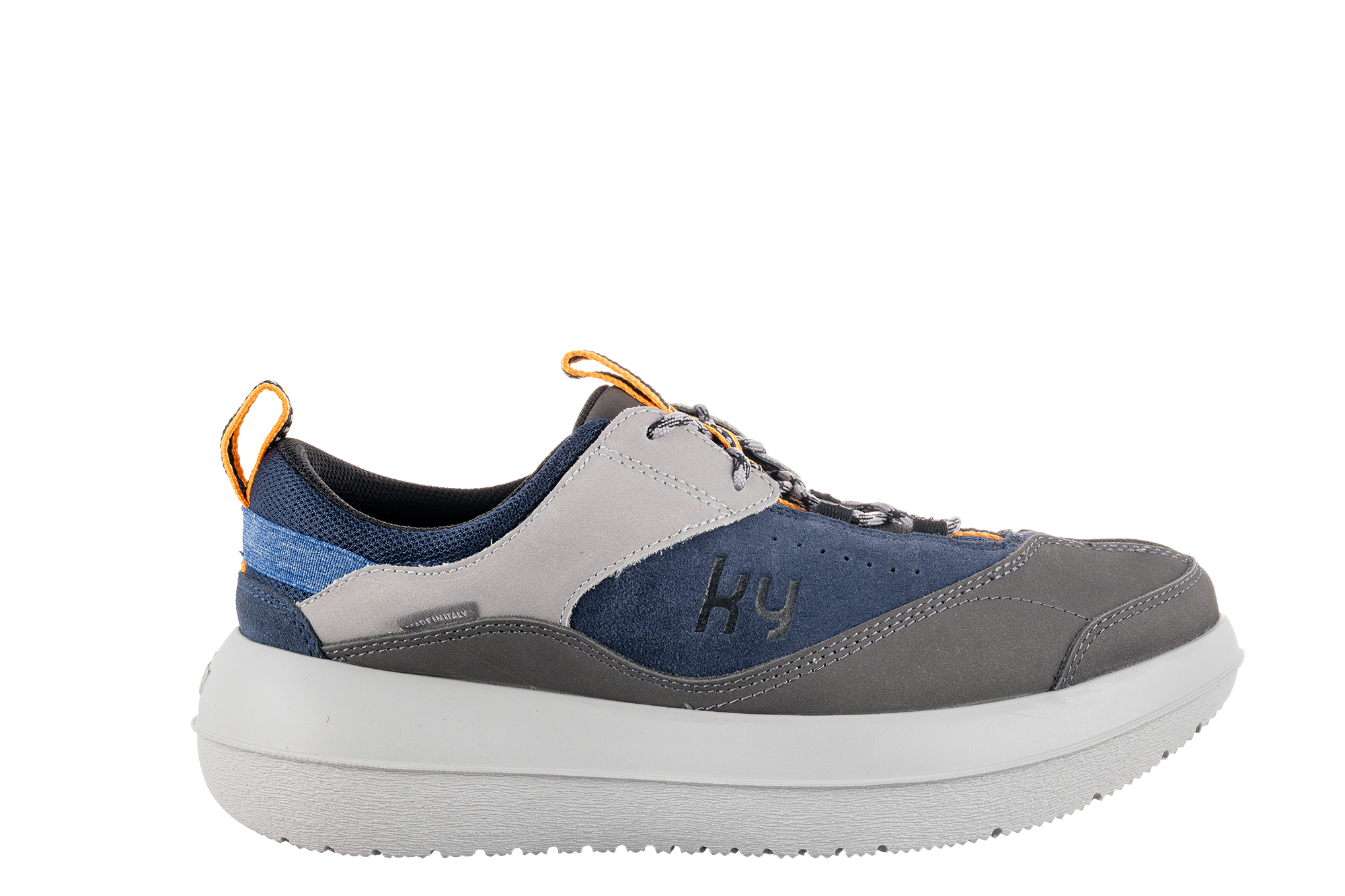 kybun Men's Karl Grey-Blue Shoe
