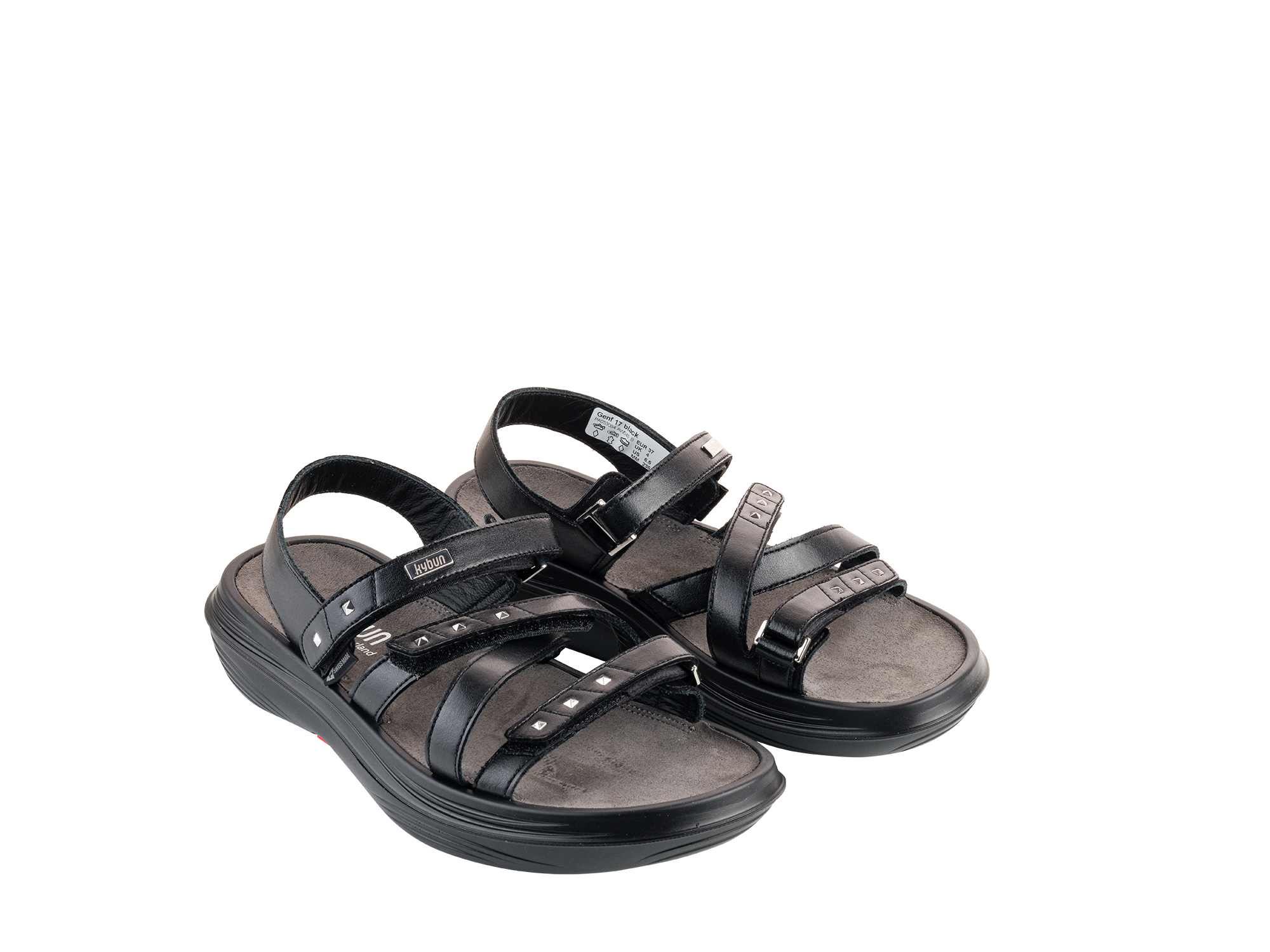 kybun Women's Genf 17 Black Sandal