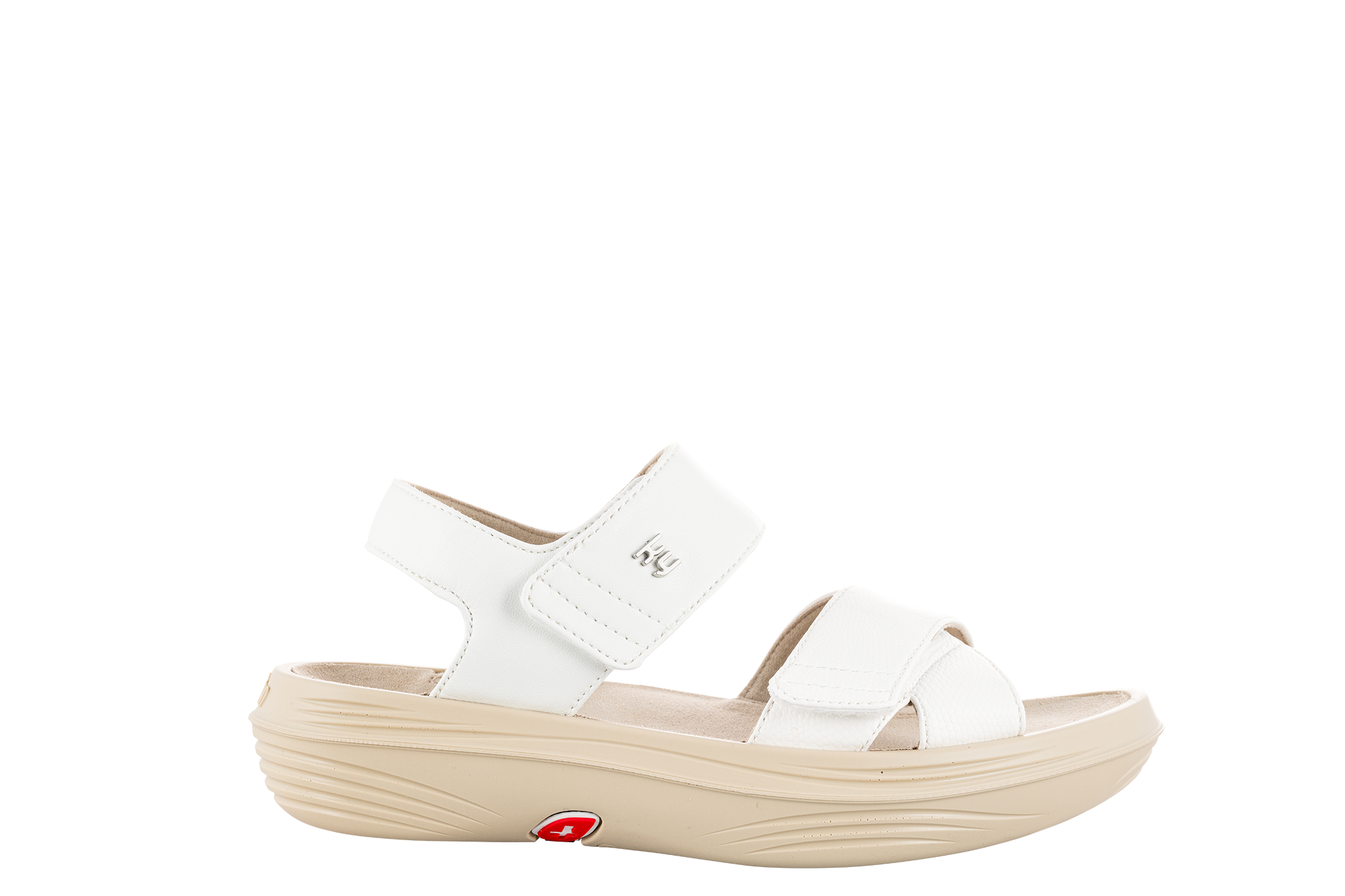kybun Women's Melano White Sandal