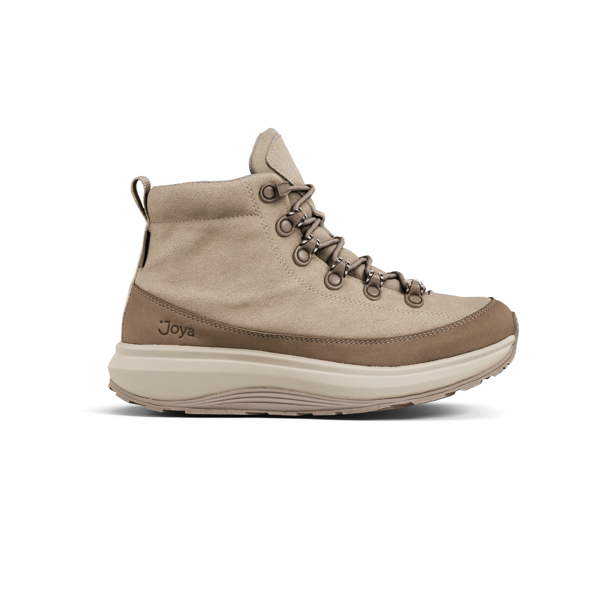 beige platform lace up boot