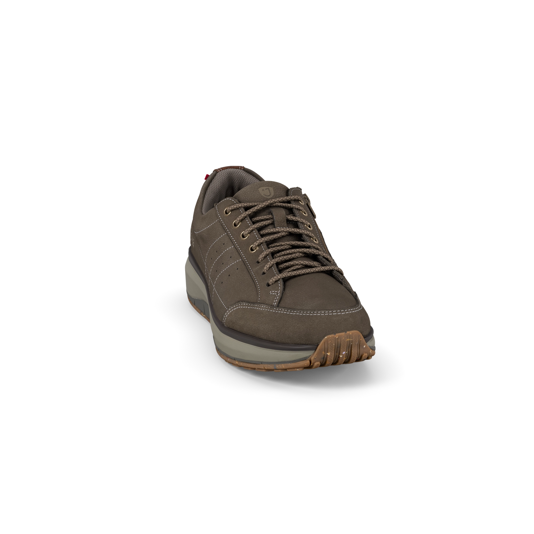 Brown sneaker on a white background