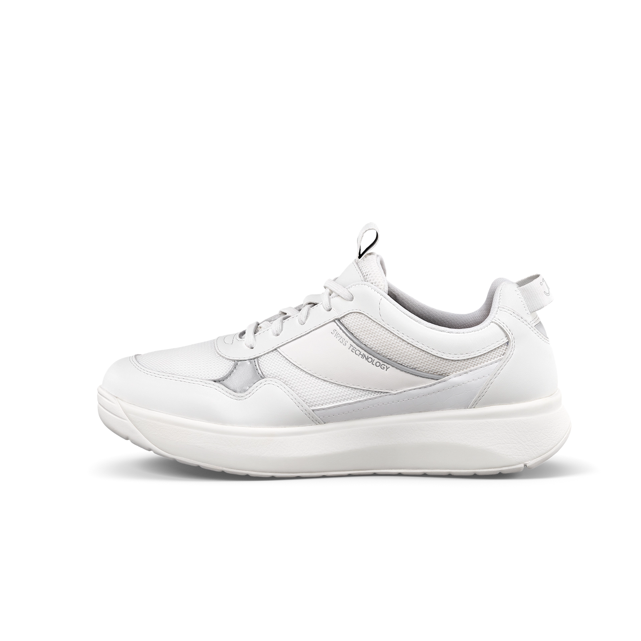 White sneaker on a white background