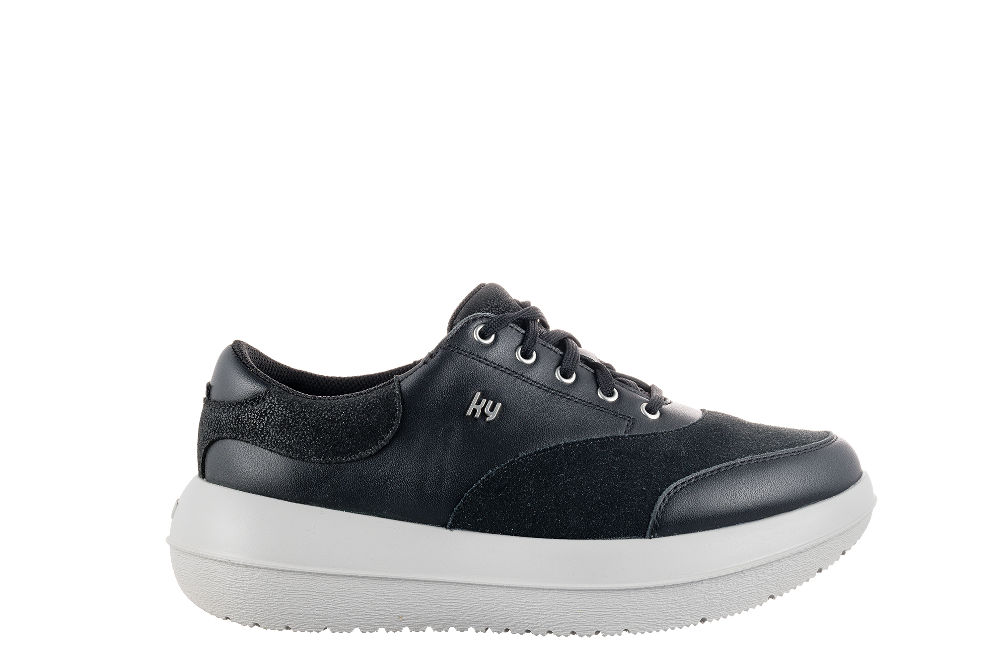 靴 kybb_farm kybun Women's Aarau Black Shoe