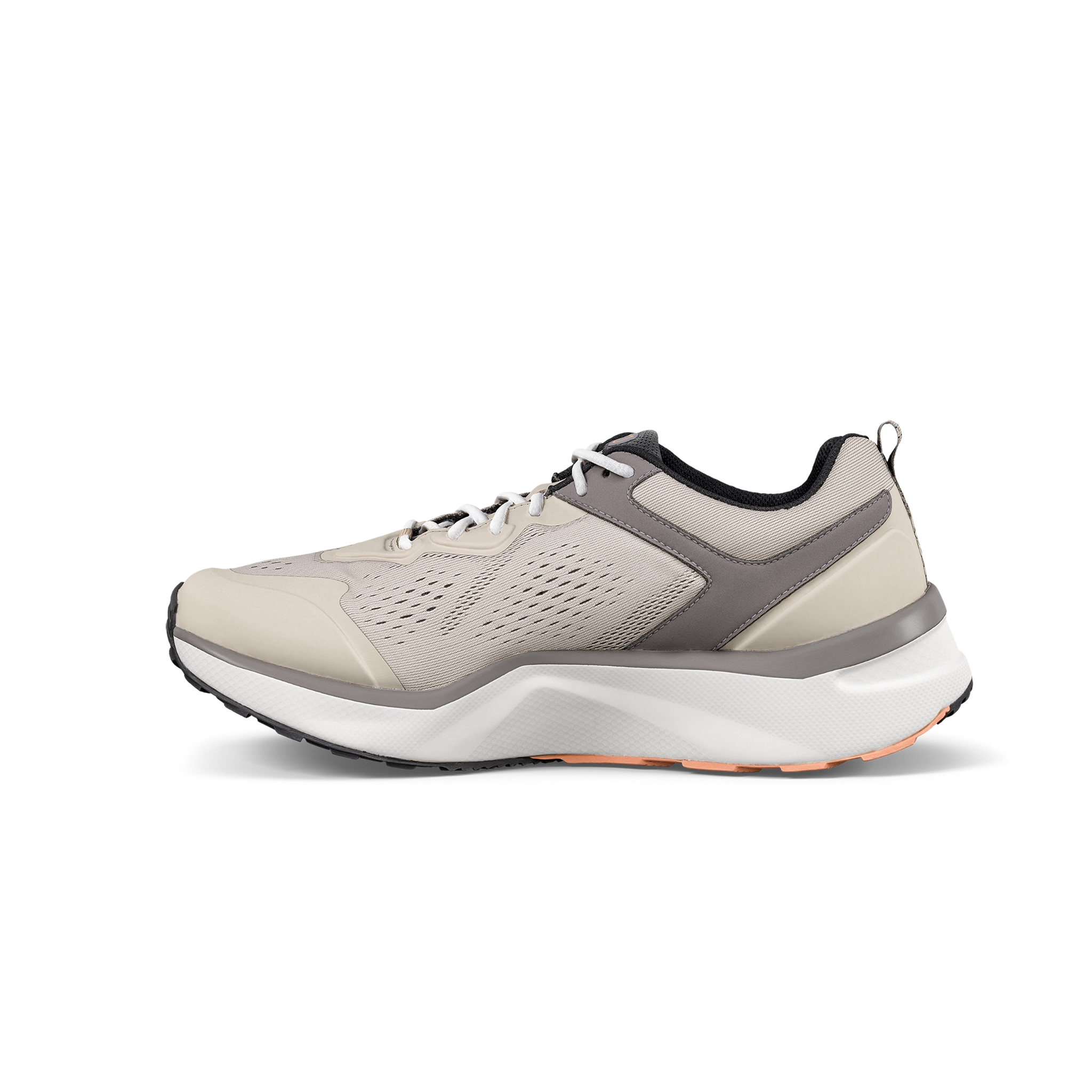 Joya Men's Veloce Beige Shoe side view on white background