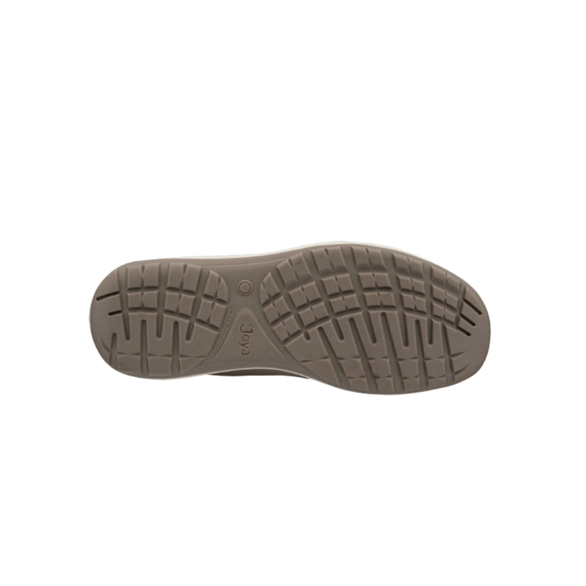 Brown shoe sole on a white background