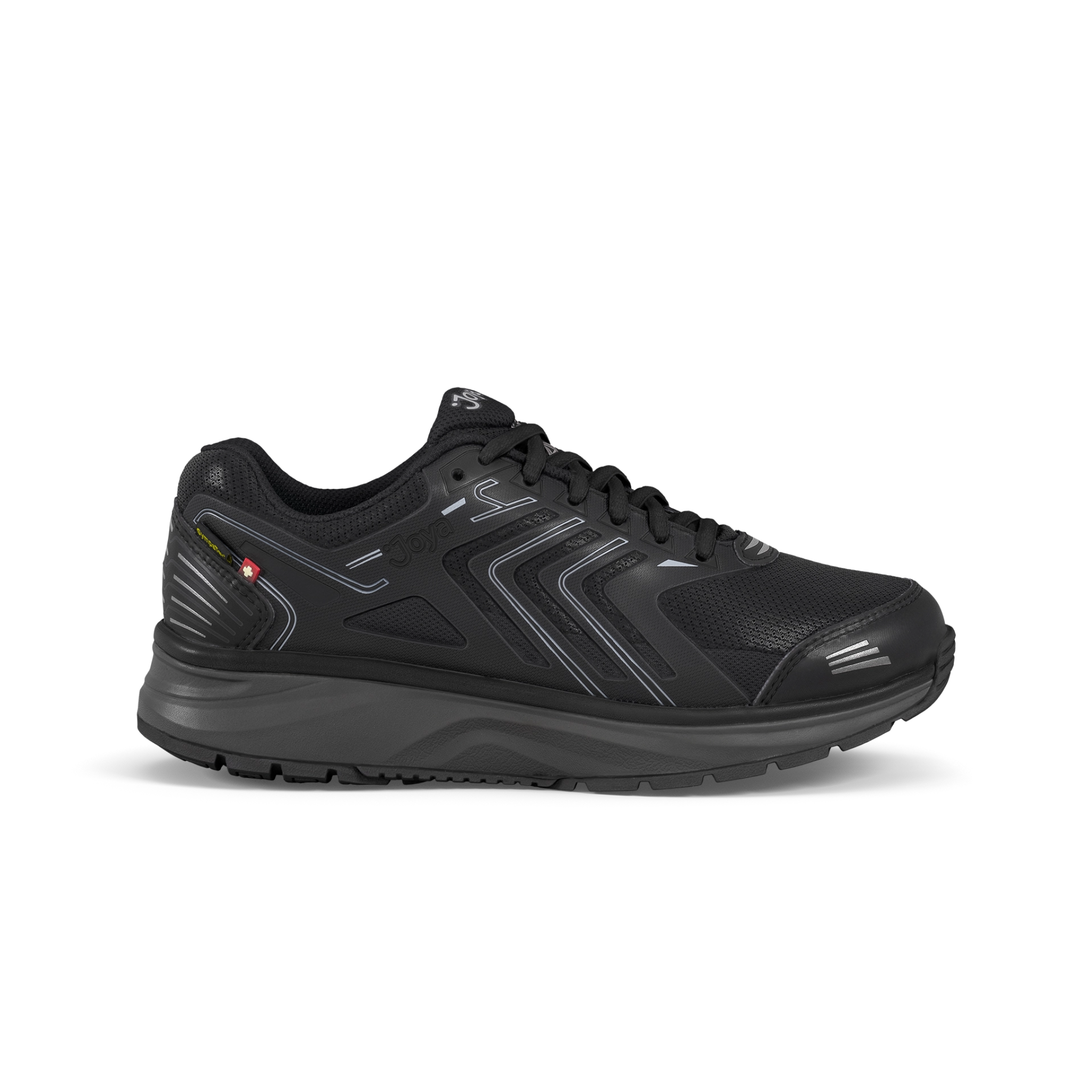 Joya Women's Electra SR STX Black Shoe Black athletic shoe on a white background