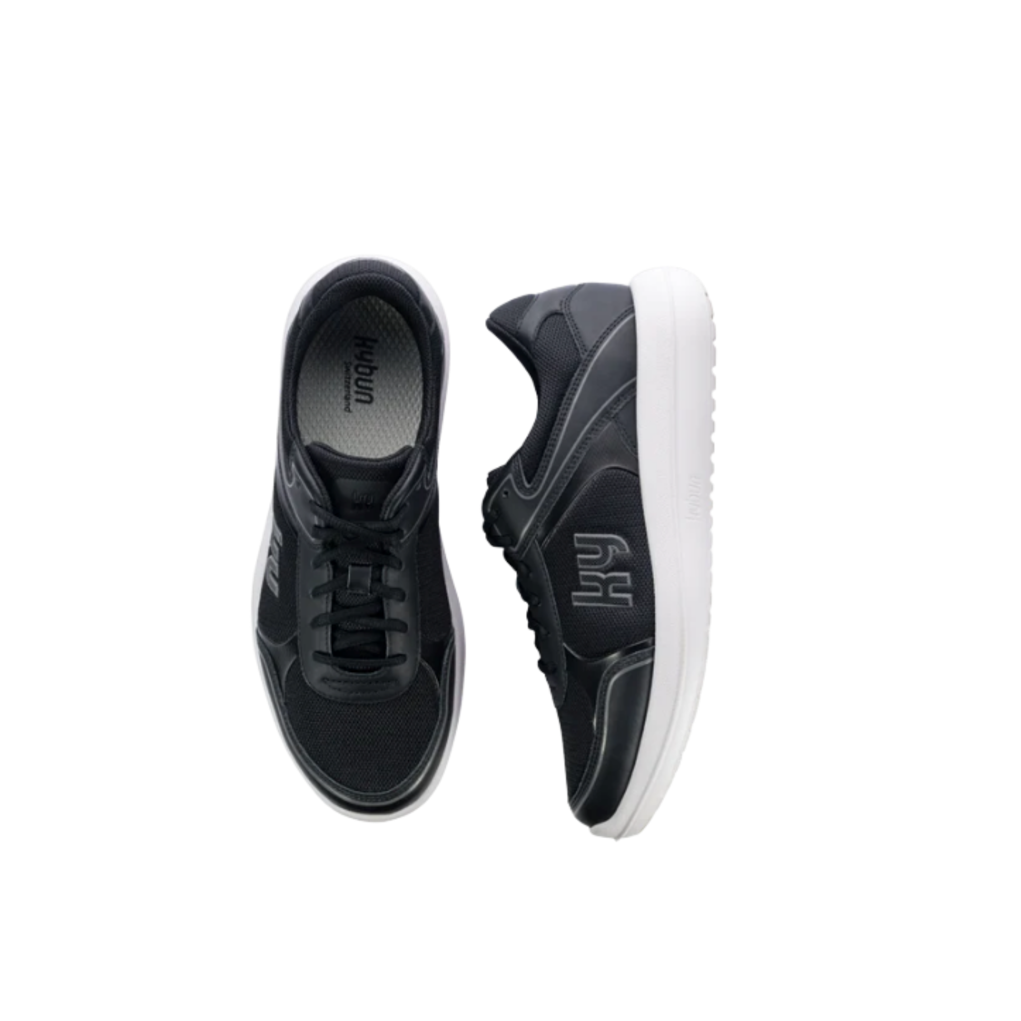 mens black and white sneaker