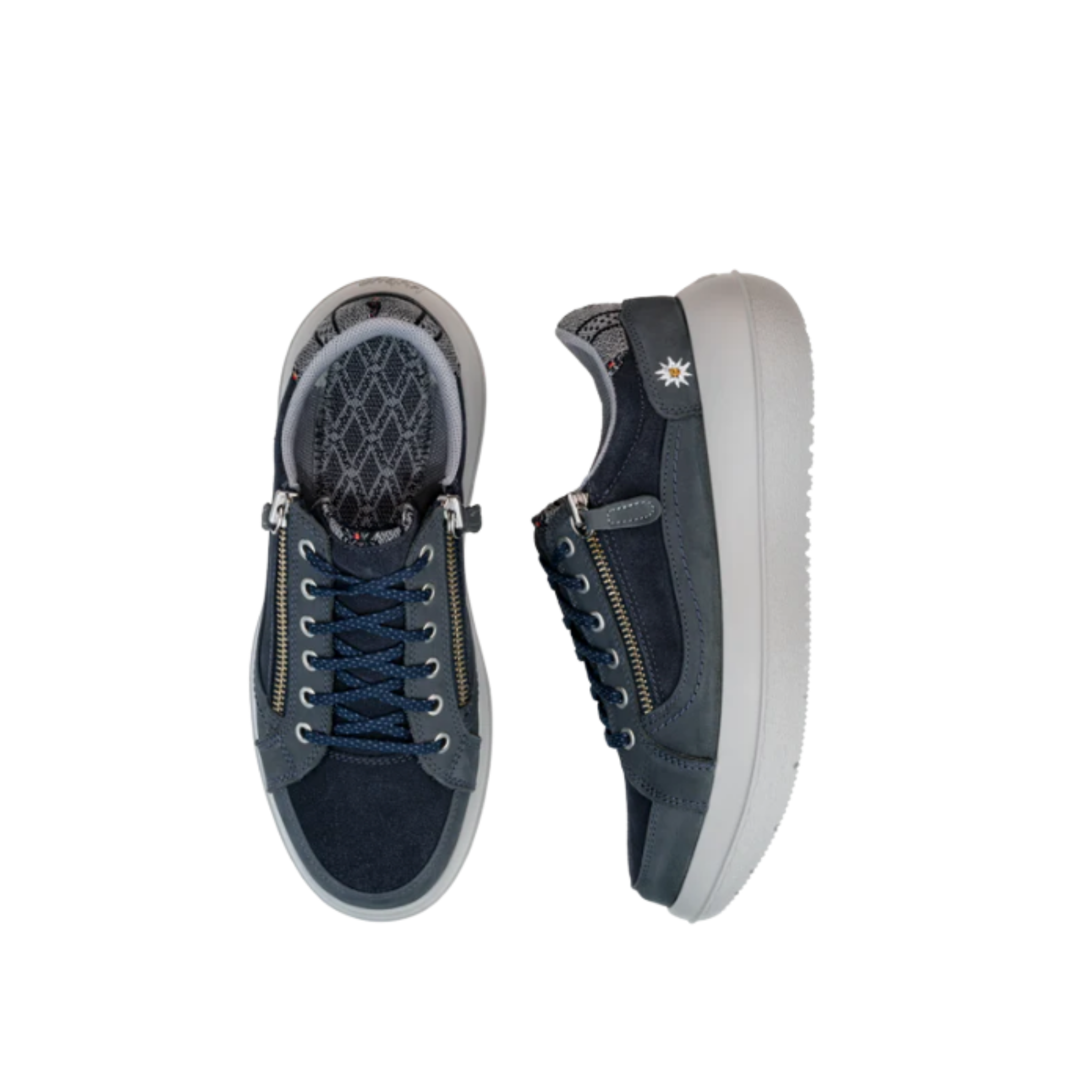 kybun Men's Kilchberg Grey-Blue Shoe