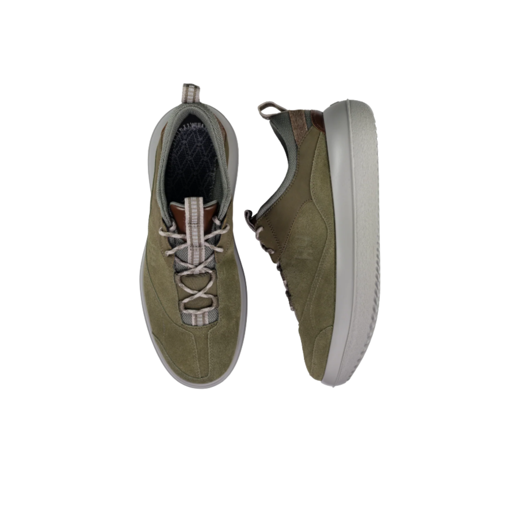 side by side two pairs of the kybun Men's Karl Green Shoe