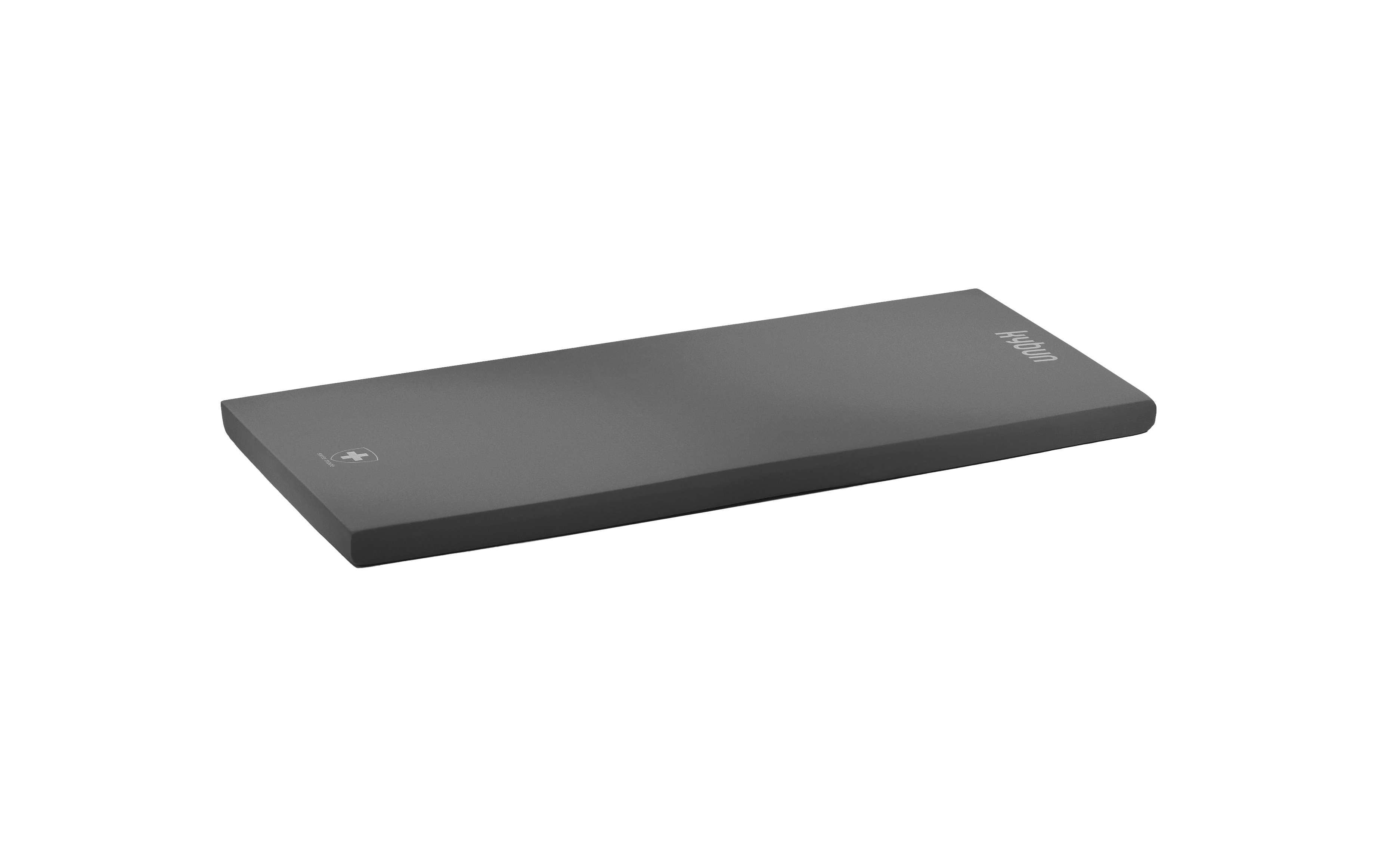 kybun Mat with Removable Fabric Cover Anthracite 96x46x4cm