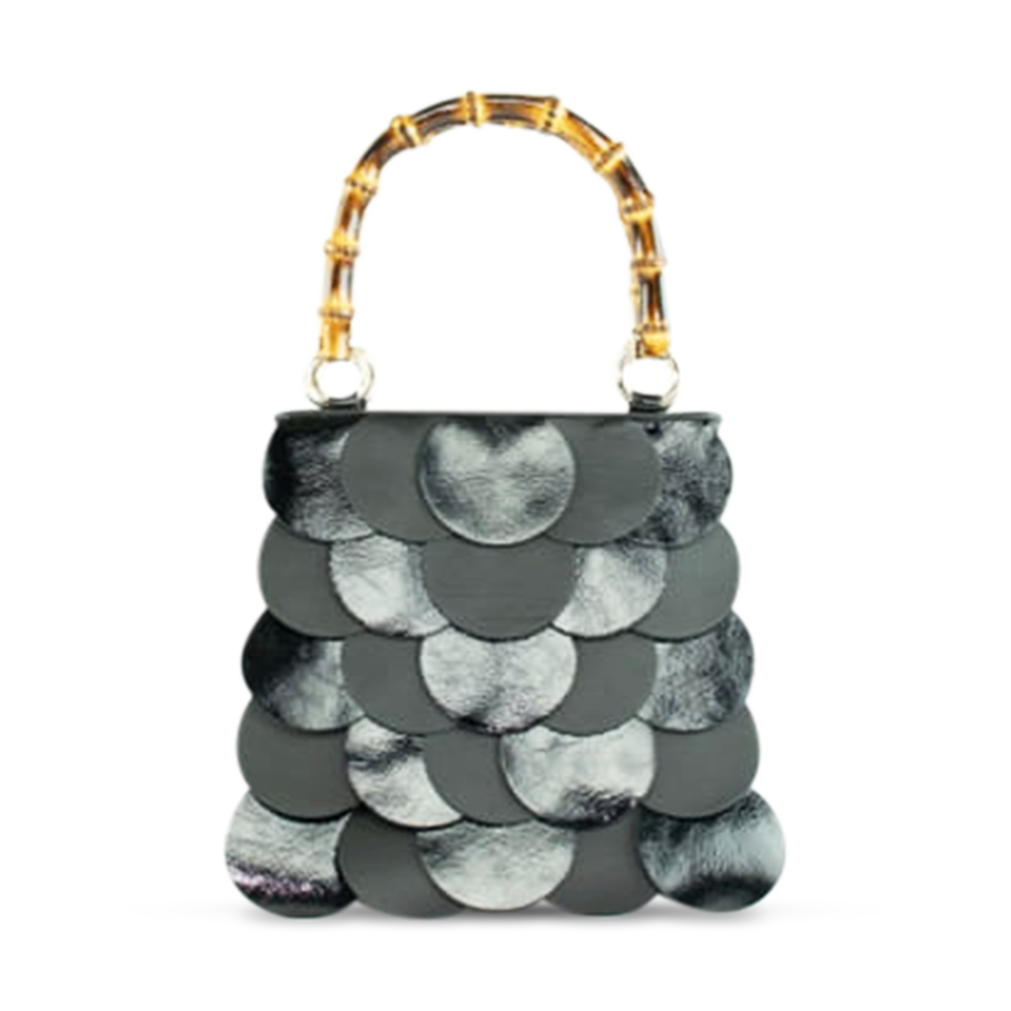 DI CHENZO 317 Soft Black Patent and Matte Black Leather Combo