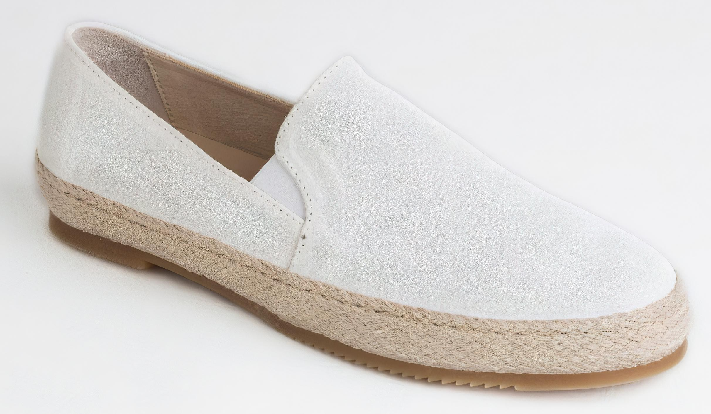DI CHENZO Women's Mira-389 White Suede Shoe