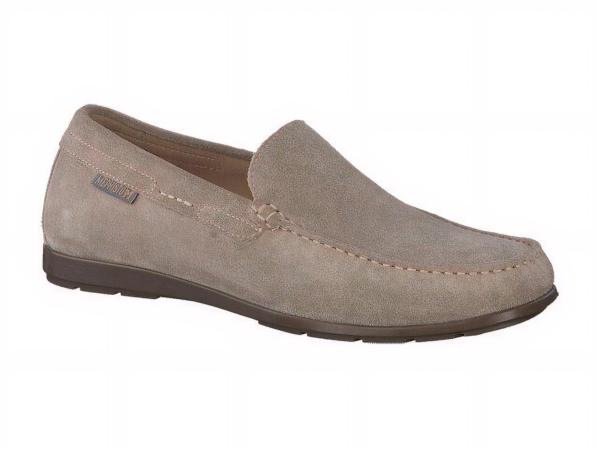 Mephisto Men's Algoras Taupe Nubuck Leather Loafer