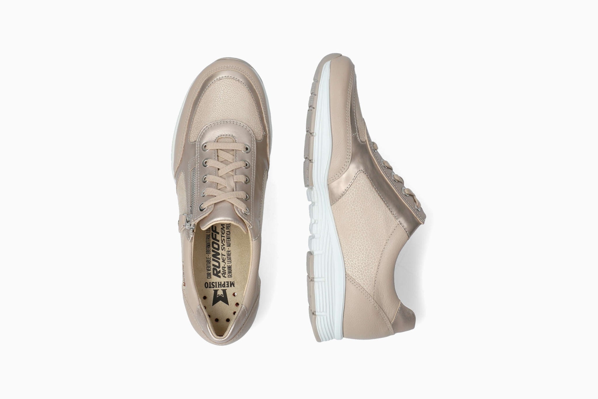 Mephisto Women's Ylona Light Taupe Leather Shoe