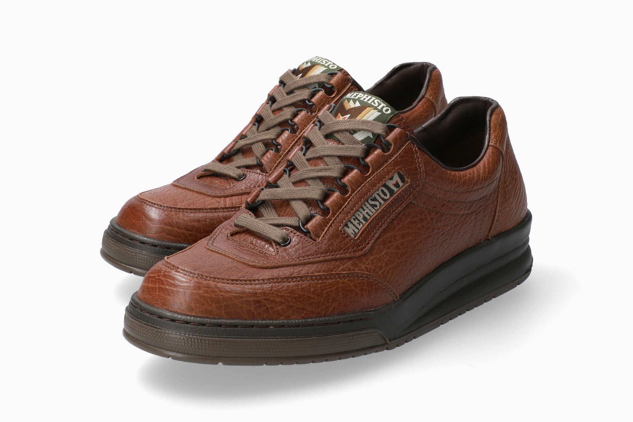Mephisto Men's Match Tan Grain Leather Shoe