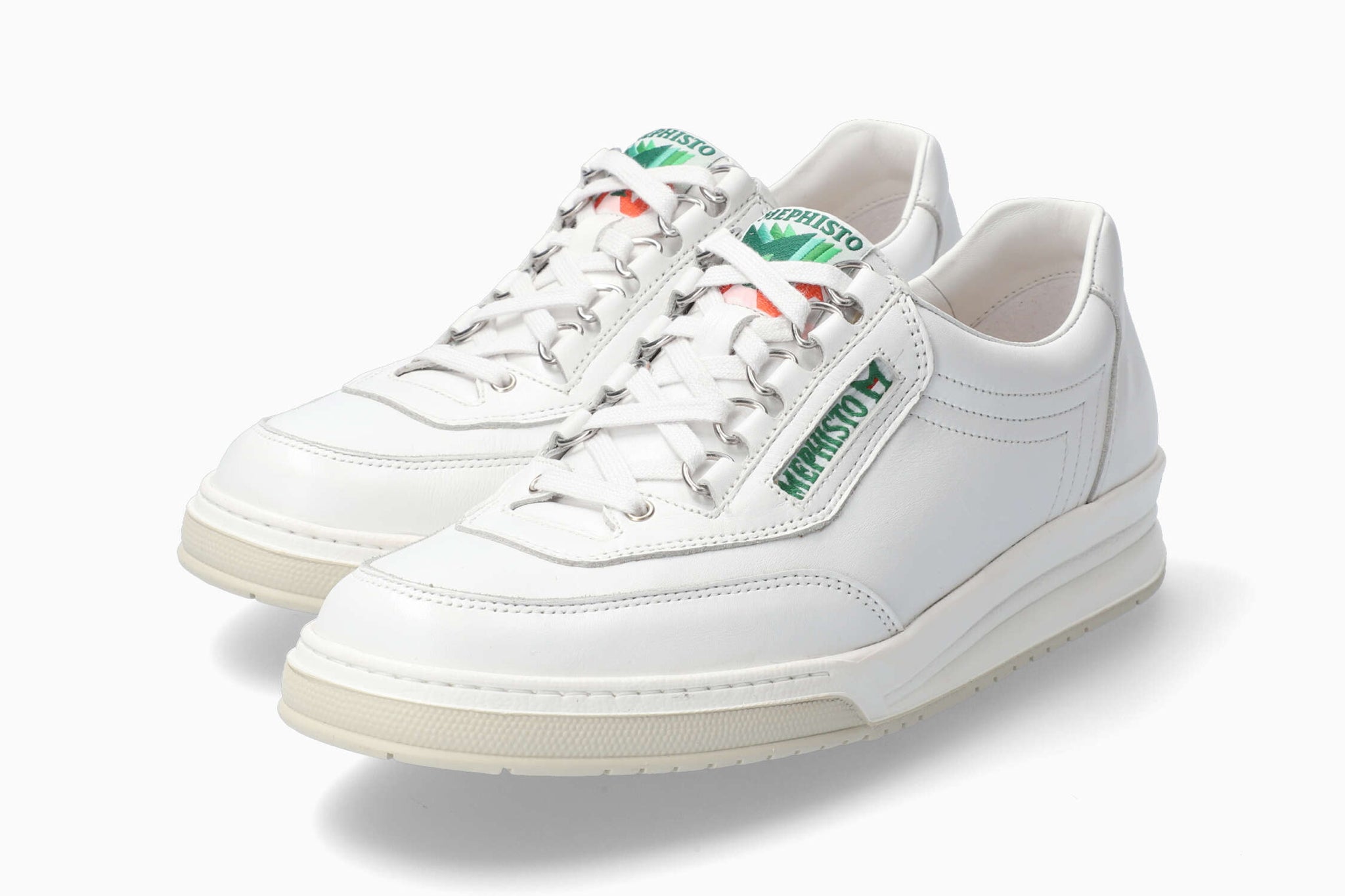 Mephisto Men's Match White Leather Shoe