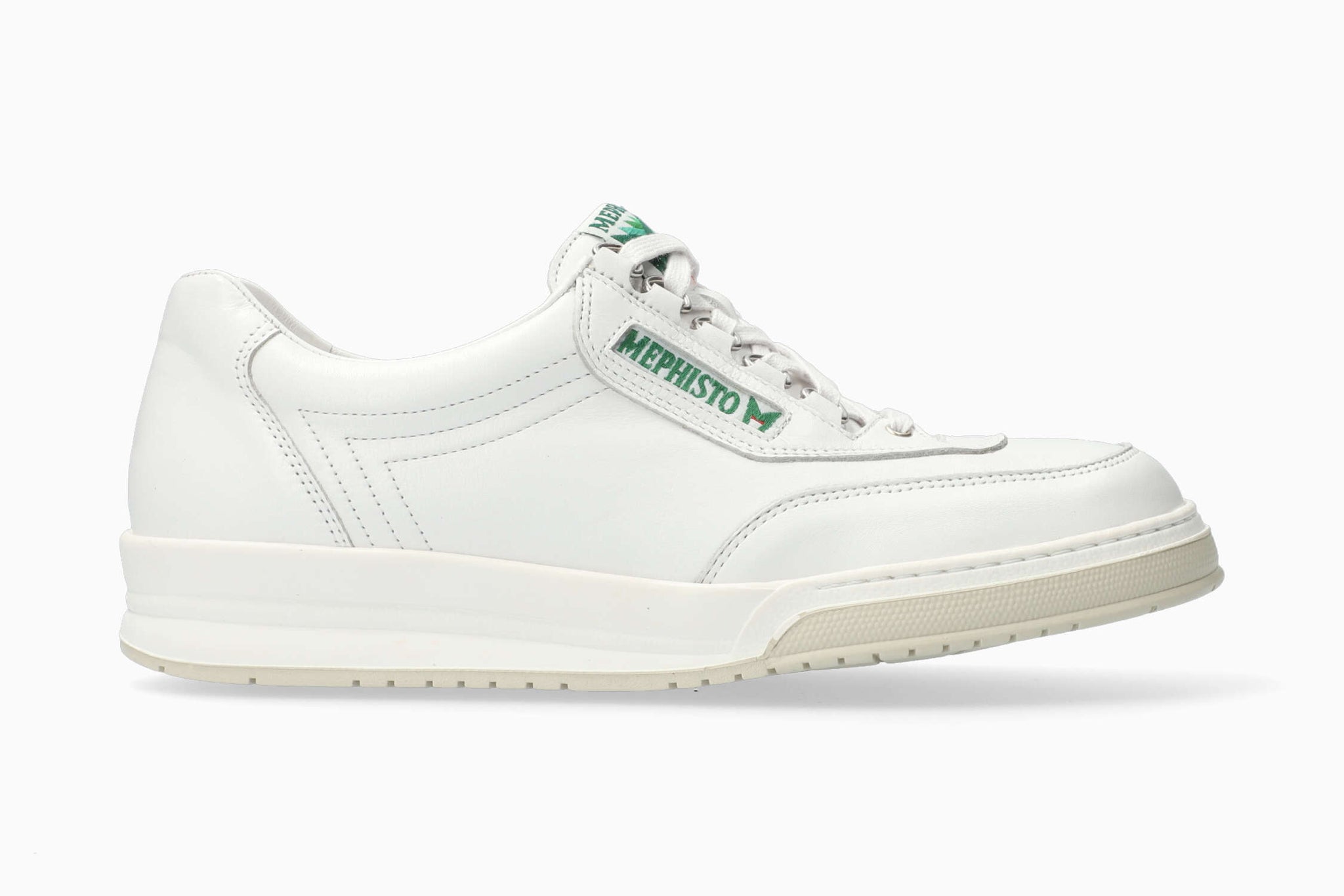 Mephisto Men's Match White Leather Shoe
