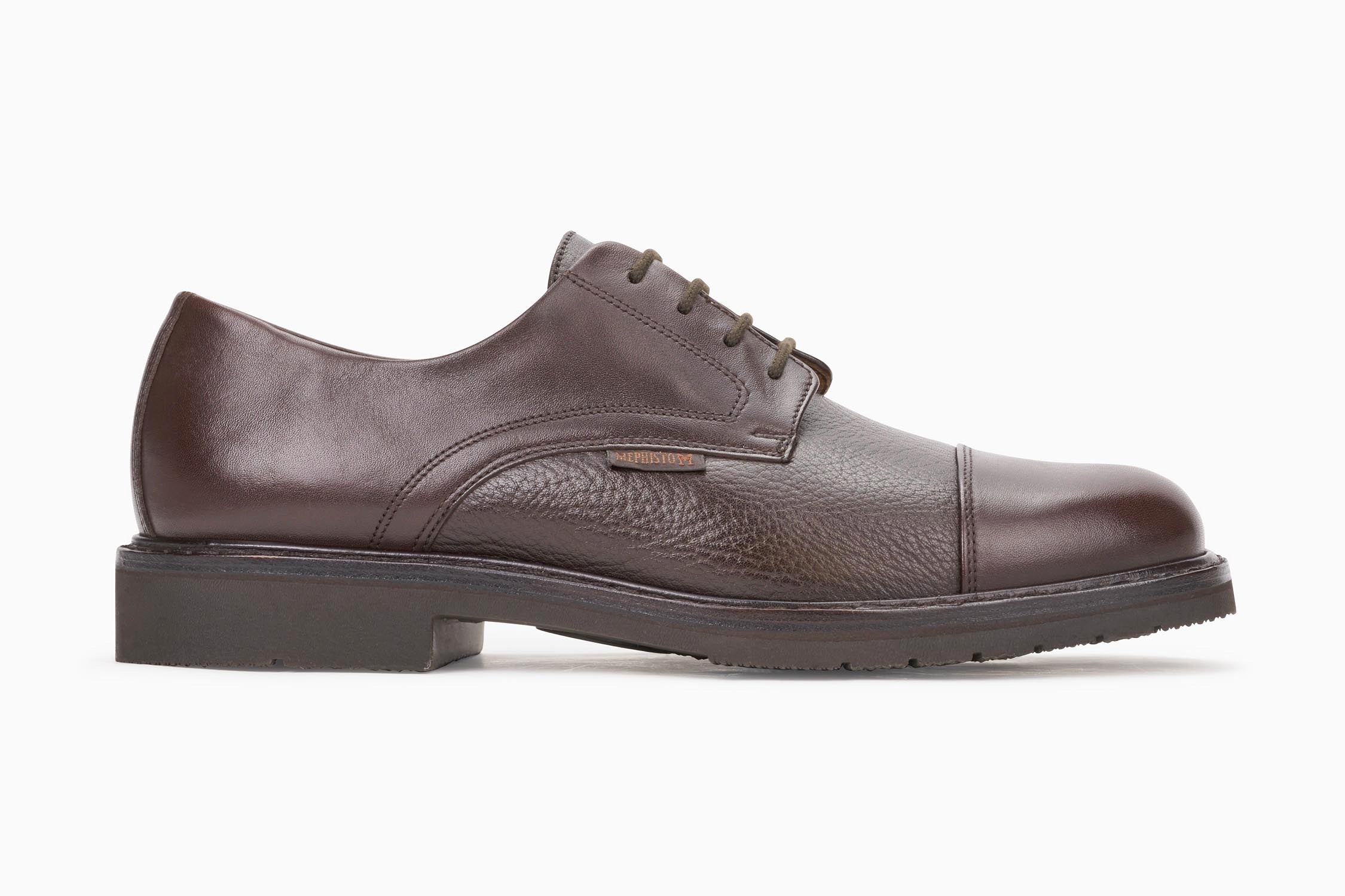 Mephisto Men's Melchior Dark Brown Leather Dress Shoe
