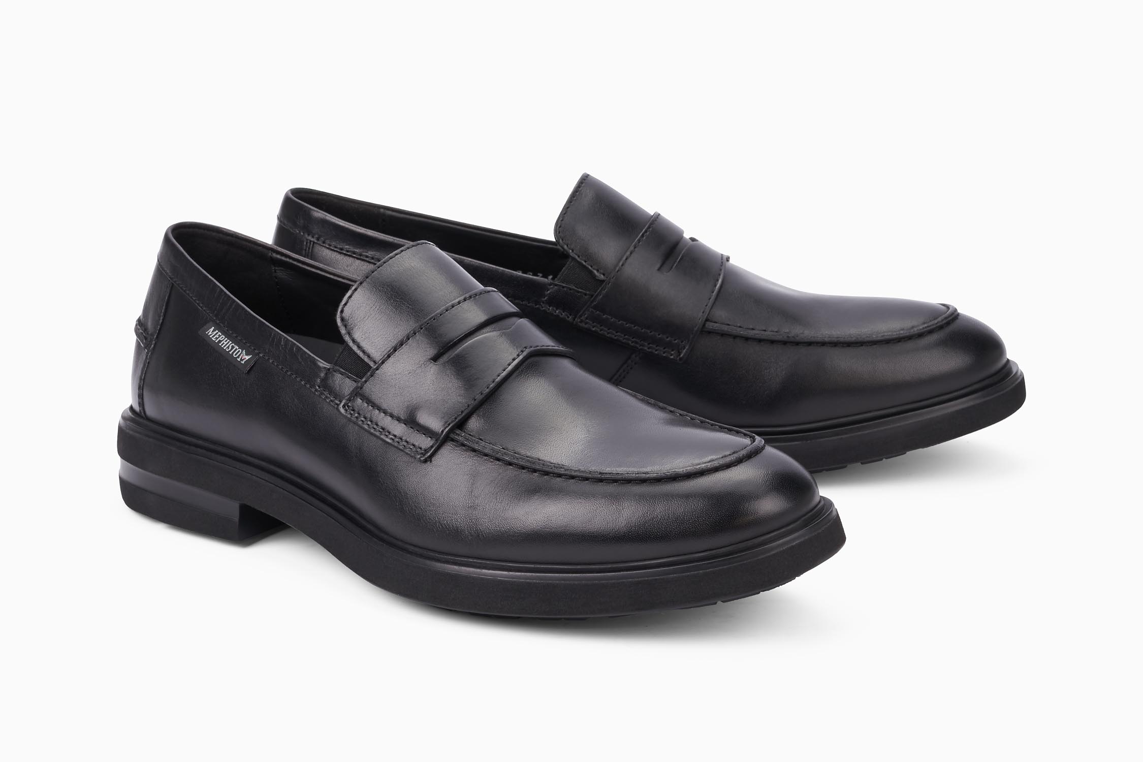 Mephisto Men's Orelien Black Leather loafer