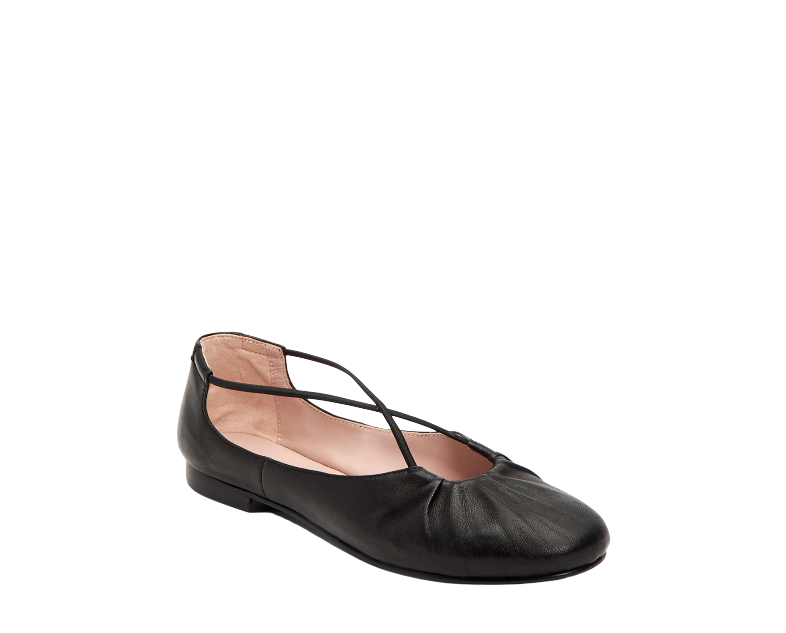 Taryn Rose Women's Alessandra Black Nappa Ballet Flat