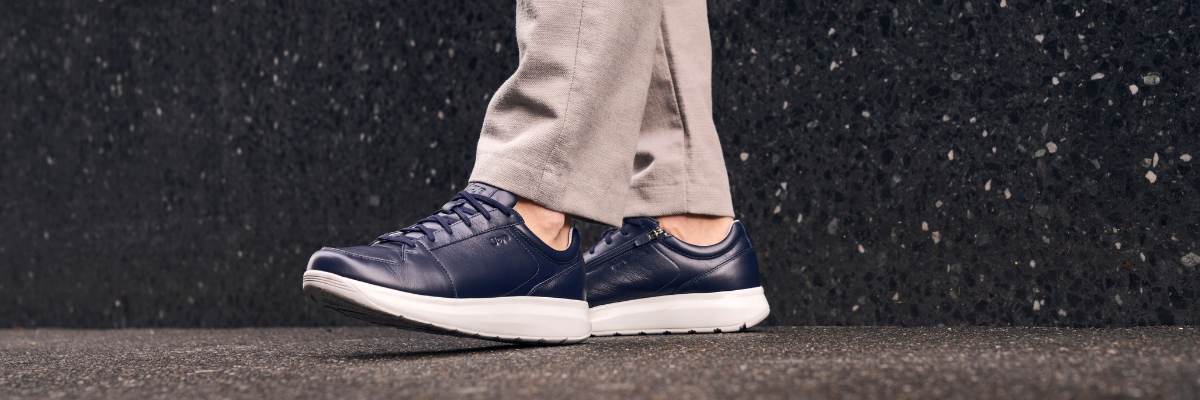 blue shoes 