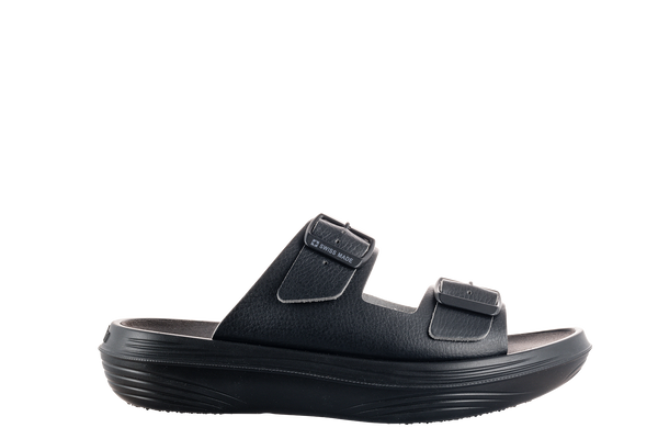 kybun Men's Uri Black Leather Sandal