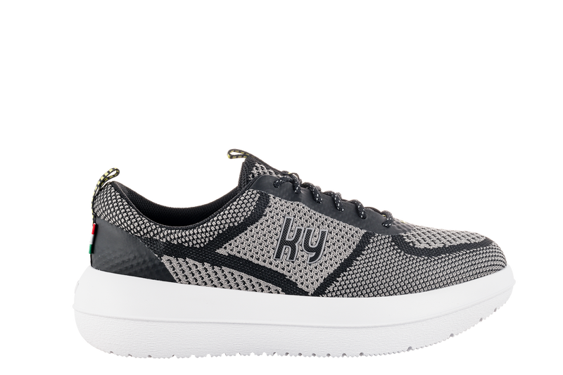 kybun Men's Meilen Black-Grey Shoe