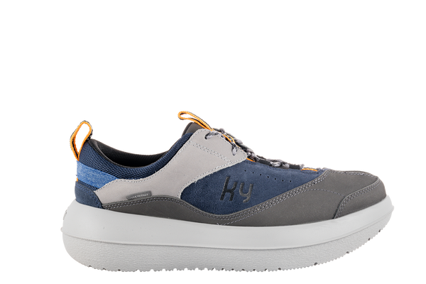 kybun Men's Karl Grey-Blue Shoe