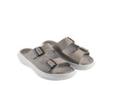 kybun Men's Uri Grey Leather Sandal