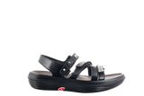 kybun Women's Genf 17 Black Sandal