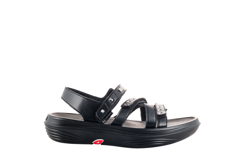 kybun Women's Genf 17 Black Sandal