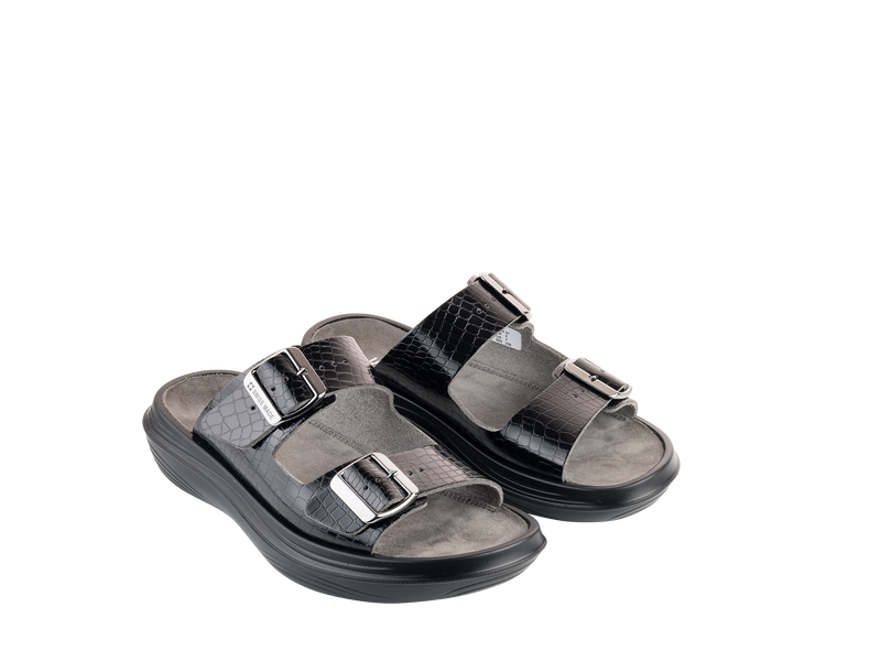 kybun Women's Glarus Black Sandal