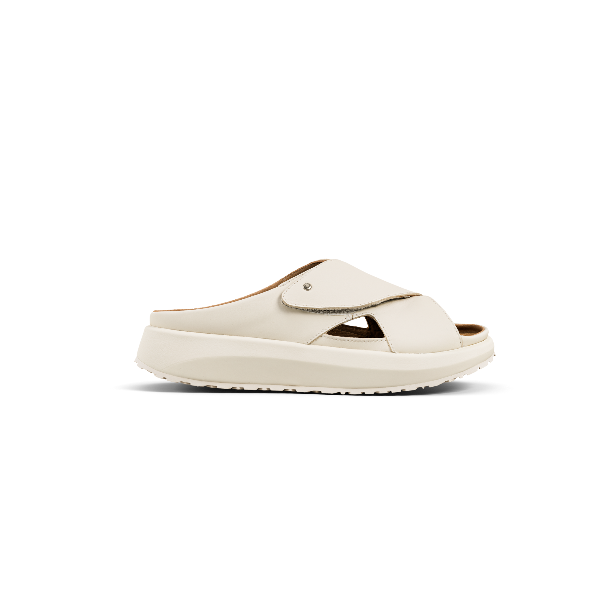 beige platform sandal 