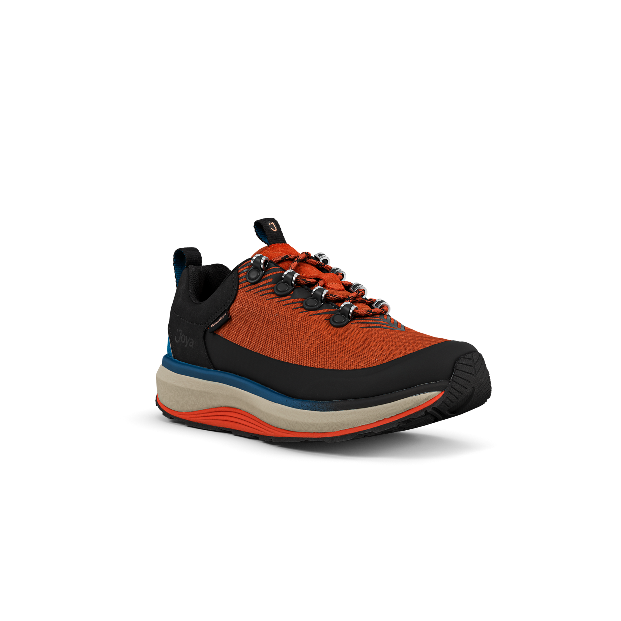 orange and black shoe side view