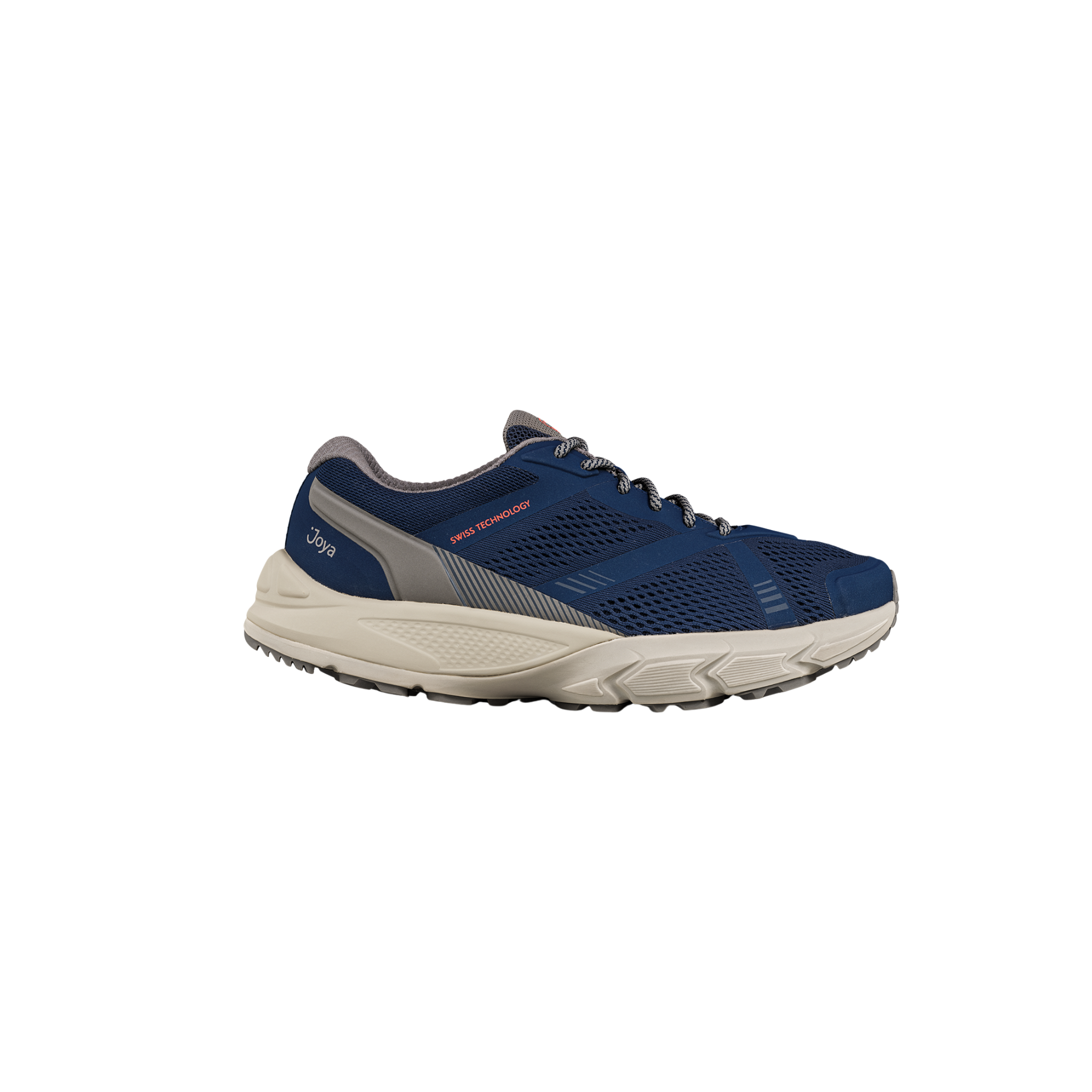 dark blue sneaker for men with Joya logo on the side