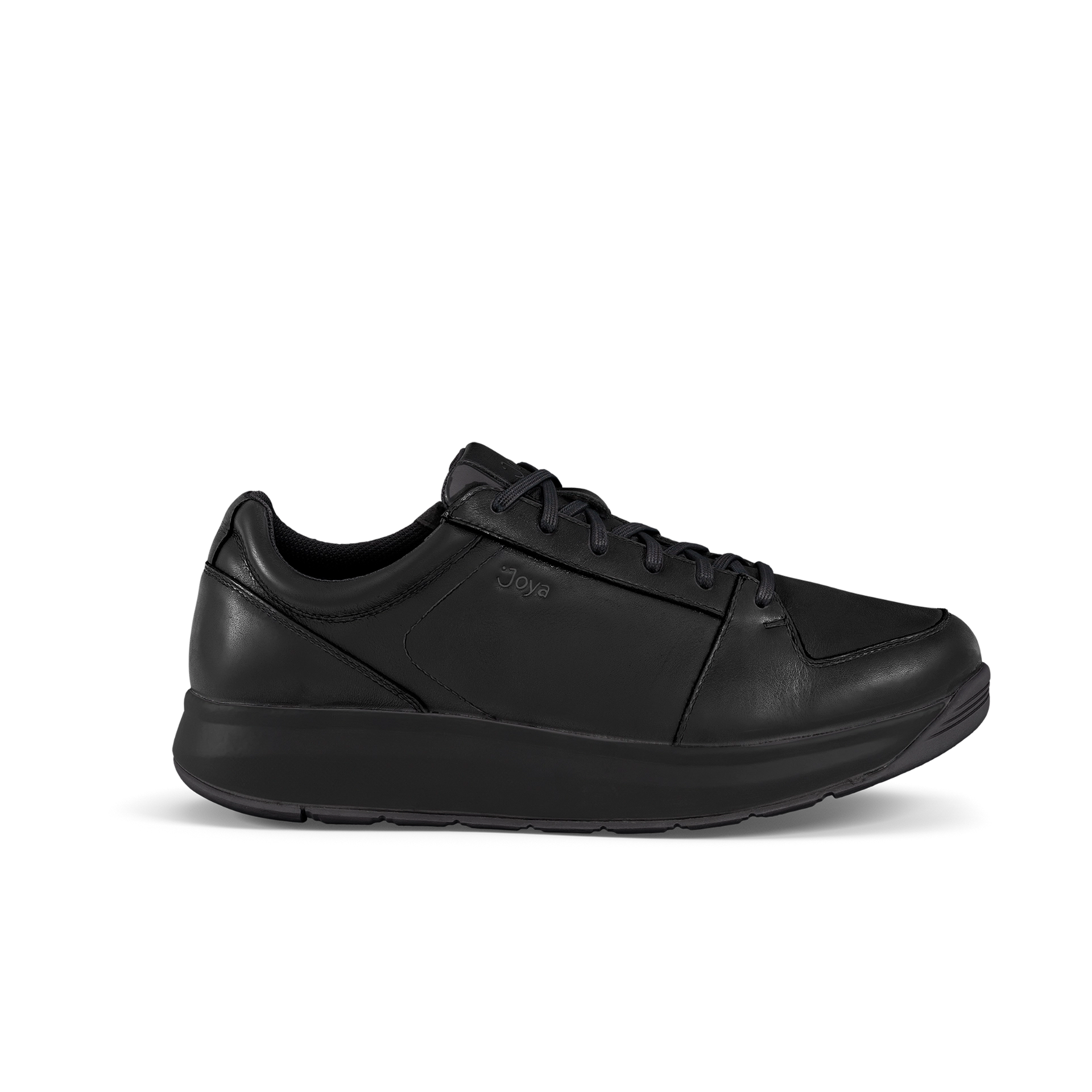 Joya Ortho スニーカー ブラック 37 Joya Men's Oliver Black II Shoe | Cushioned Leather Comfort | Shoe