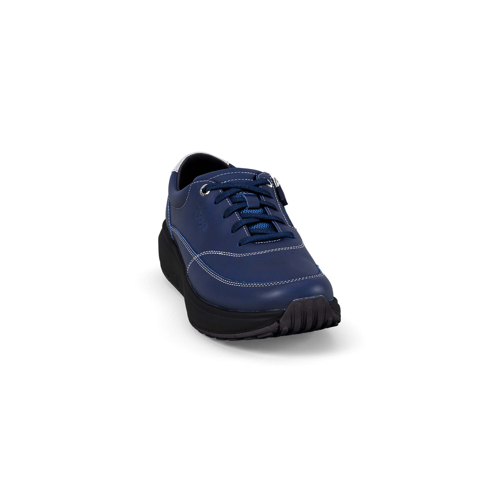 Joya Women's Venice Zip Dark Blue Shoe front view