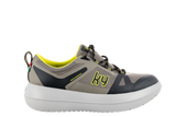 kybun Men's Flims Grey-Yellow Shoe