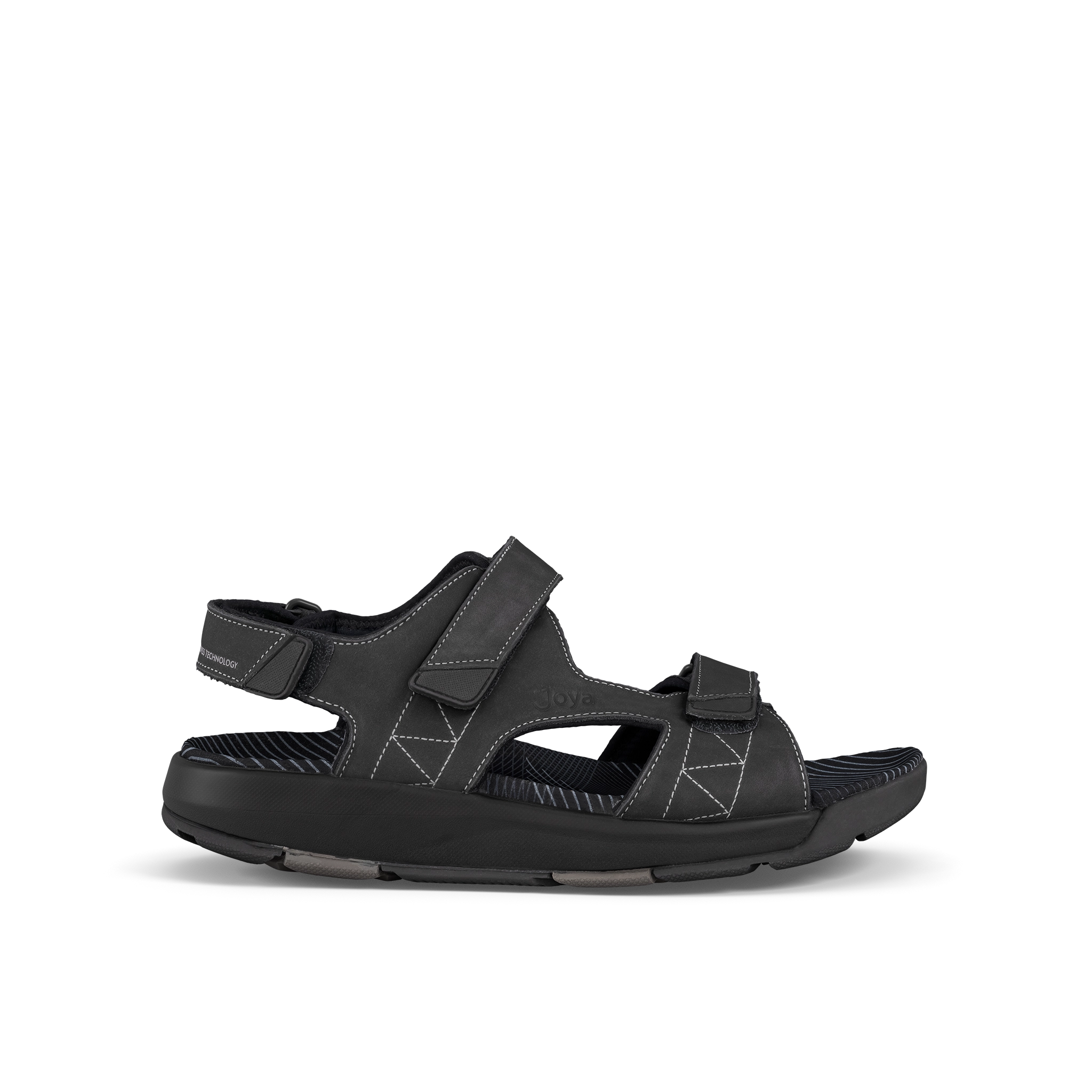 Joya Men's Alexander Black Sandal