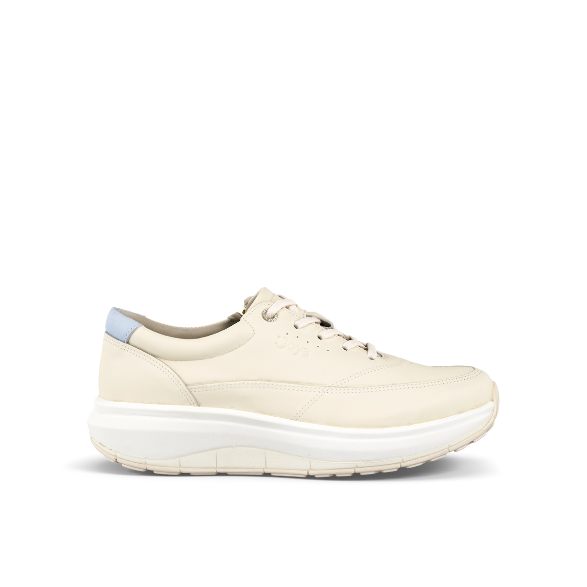 【Joya】 ジョーヤ レザー ジップ コンフォート スニーカー 23.5 白色 Joya Women's Venice Zip White Shoe