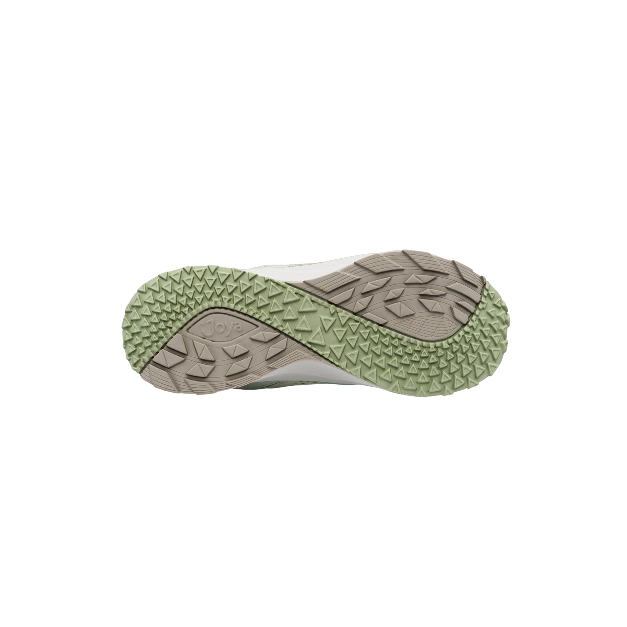 underneath view of the sole of Joya Women's Veloce Light Green sneaker