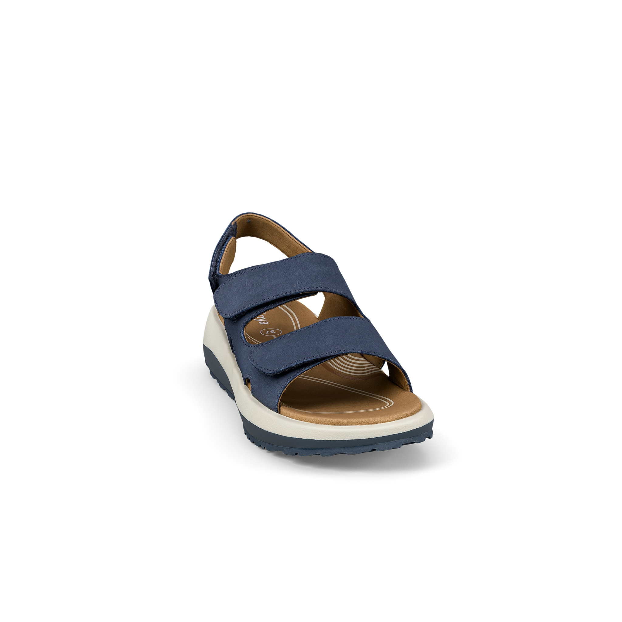 Joya Women's Panama Blue Sandal front view