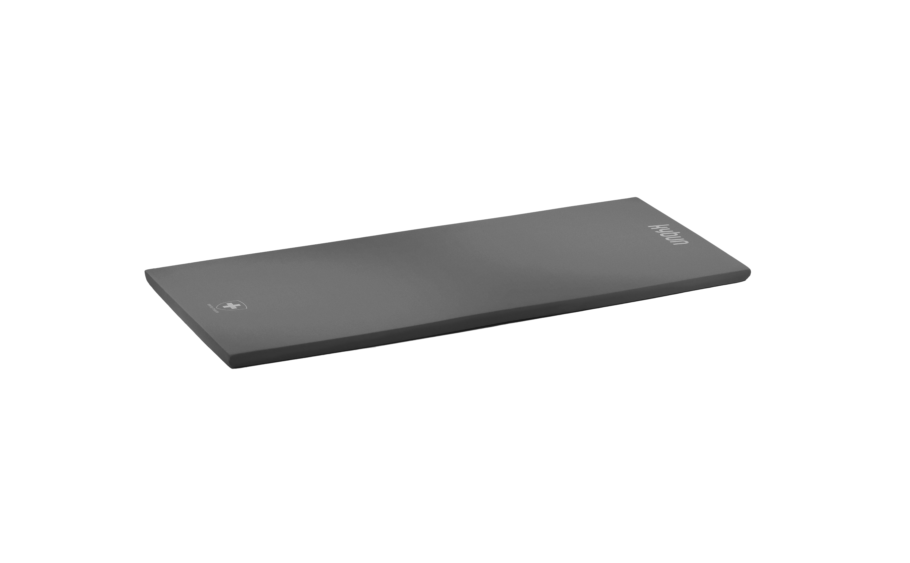 kybun Mat with Removable Fabric Cover Anthracite 96x46x2cm