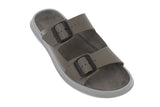 kybun Men's Uri Grey Leather Sandal