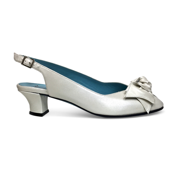 Thierry Rabotin Women's Star 7287 White Taffetas Leather