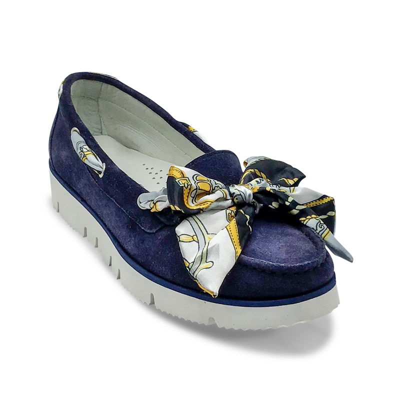 DI CHENZO Women's 1158 Dark Blue Velour
