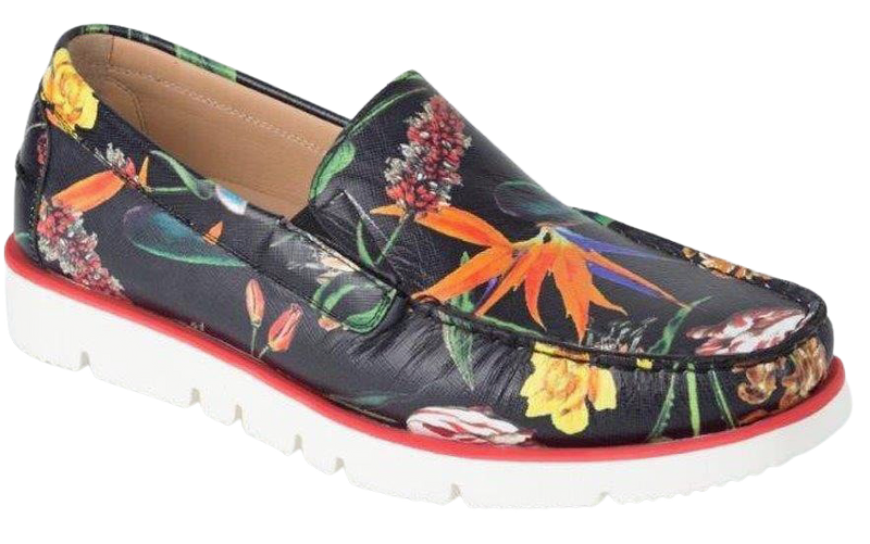 DI CHENZO Men's 4152 Kyoto Black Leather Loafer