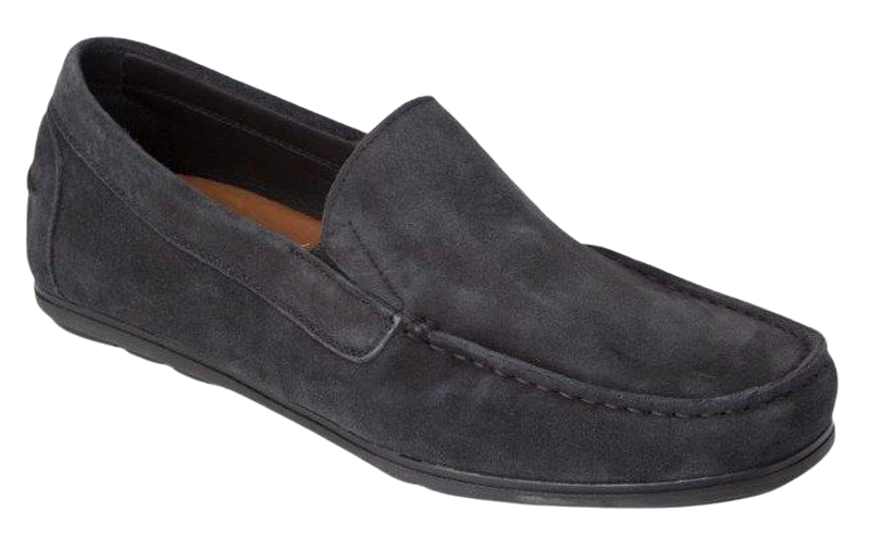 DI CHENZO Men's 4152 Anthracite Velour Leather Loafer