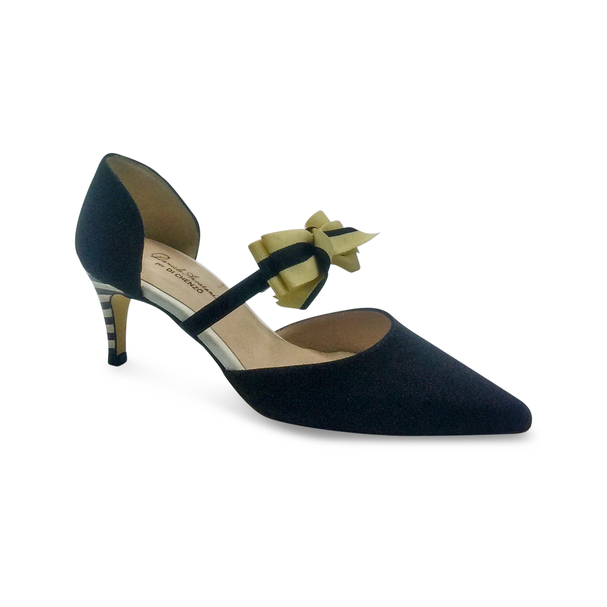 DI CHENZO Women's 9760 Black Moire Silk Combo